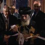 البابا شنوده يفتتح المركز الثقافي القبطي الأرثوذكسي