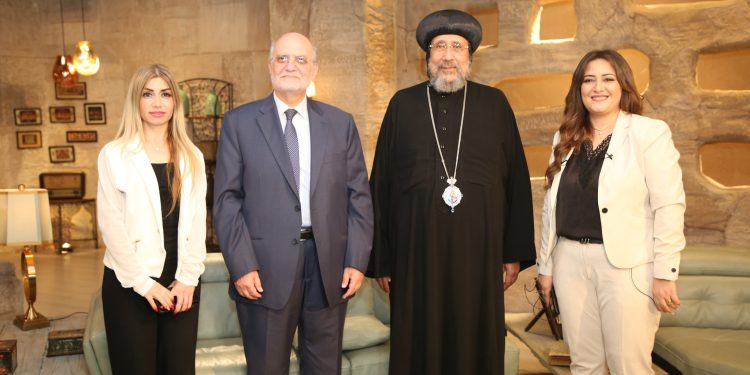 (العربية) نيافة الأنبا إرميا يستقبل الأمين العام لمجلس كنائس الشرق الأوسط