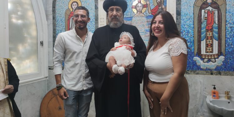 (العربية) عماد الطفلة «ليليا بافلي مسيحه» بيد نيافة أنبا إرميا