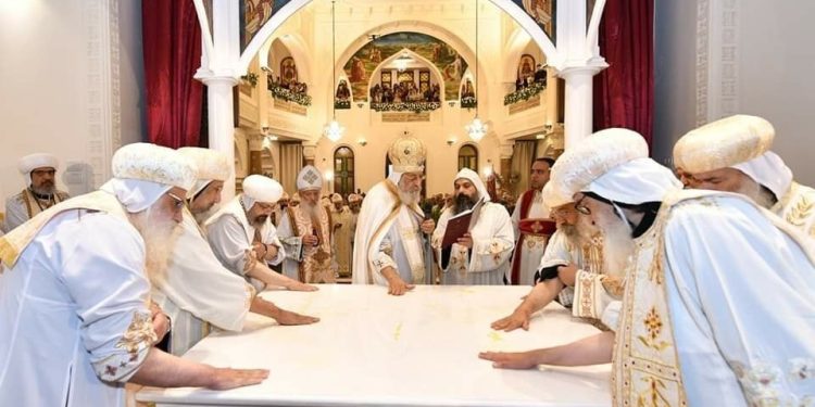 قداسة البابا يدشن كنيسة "العذراء" بمسرة بعد تجديدها في العيد المئوي لإنشائها