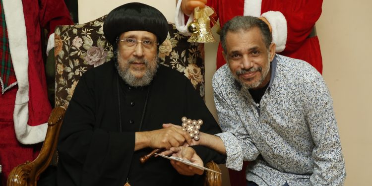 تهنئة رأس السنة 2025 بالمركز الثقافي القبطي الأرثوذكسي