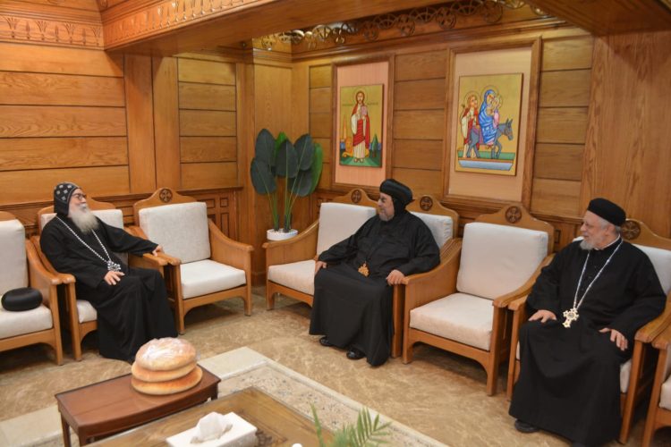 His Grace Bishop Ermia Offers Felicitations to His Grace Bishop Makarios on the Glorious Nativity