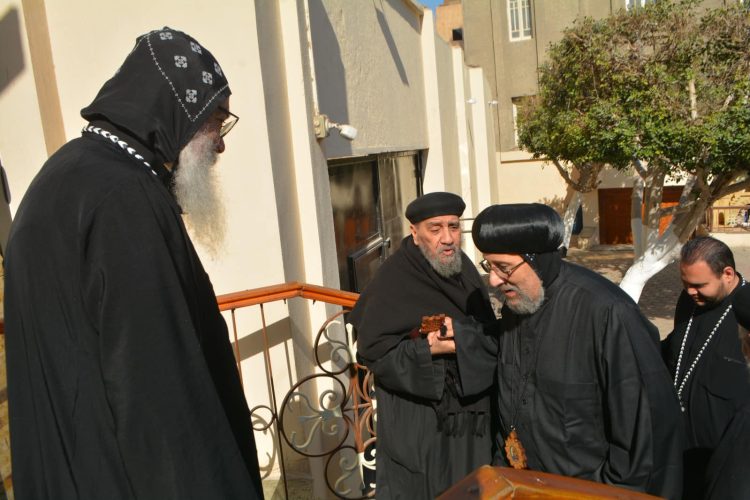 His Grace Bishop Ermia Offers Felicitations to His Grace Bishop Makarios on the Glorious Nativity