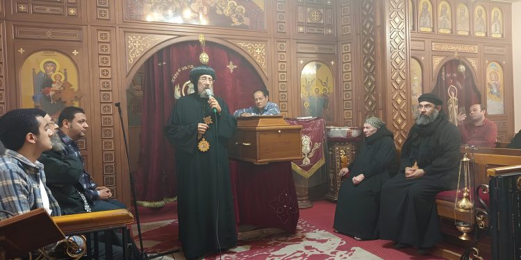  قداسة البابا الأنبا تواضروس الثاني ينتدب نيافة أنبا إرميا لصلاة جناز عم أديب "أ. مرقس جيد" 