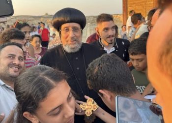 عشية عيد تكريس كنيسة الشهيد مار مينا العجائبي بمنطقة أبو مينا الأثرية