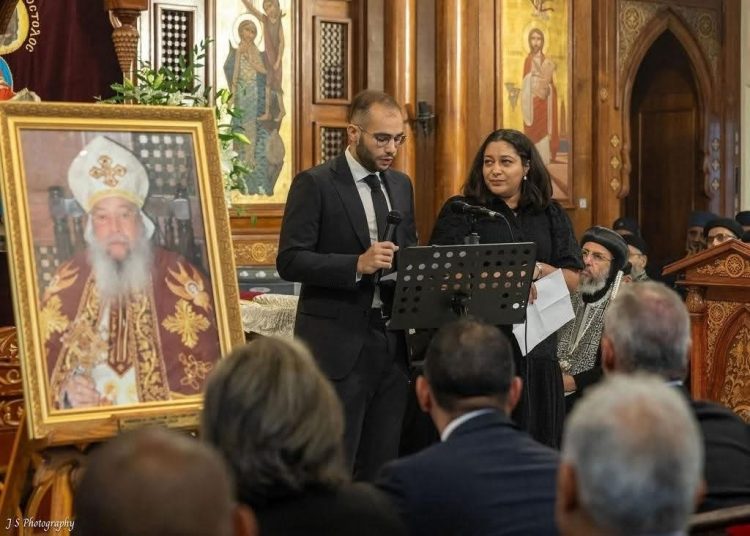 صلاة جناز القمص أنطونيوس ثابت شنوده، كاهن كنيسة مار مرقس بكينزينغتون ووكيل إيبارشية لندن