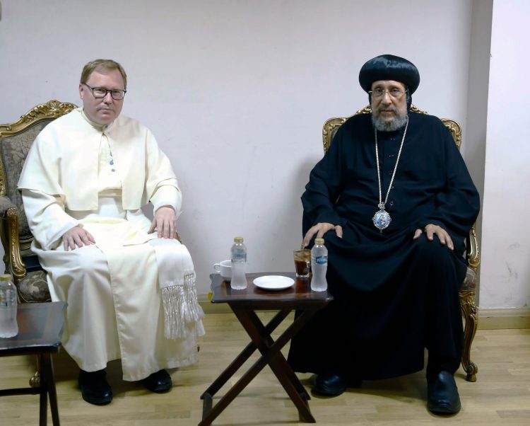 His Grace Bishop Ermia receives Head of the Canon Law Department at Pázmány Péter Catholic University – Budapest