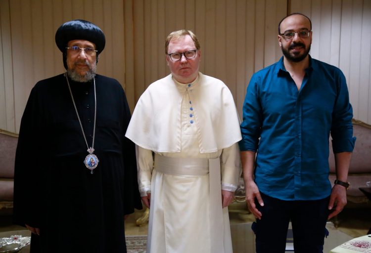 His Grace Bishop Ermia receives Head of the Canon Law Department at Pázmány Péter Catholic University – Budapest
