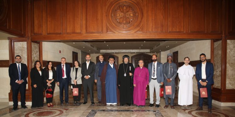بتكليف من قداسة البابا.. نيافة الأنبا إرميا يستقبل أعضاء اللجنة التوجيهية لشبكة مراكز العلاقات المسيحية – الإسلامية