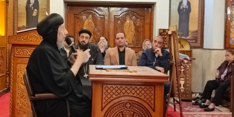 “The Golden”.. His Grace Anba Ermia’s Sermon on the Commemoration of the Departure of Pope Shenouda III at St. Mary Church in Al-Mahmoudia – Shubra