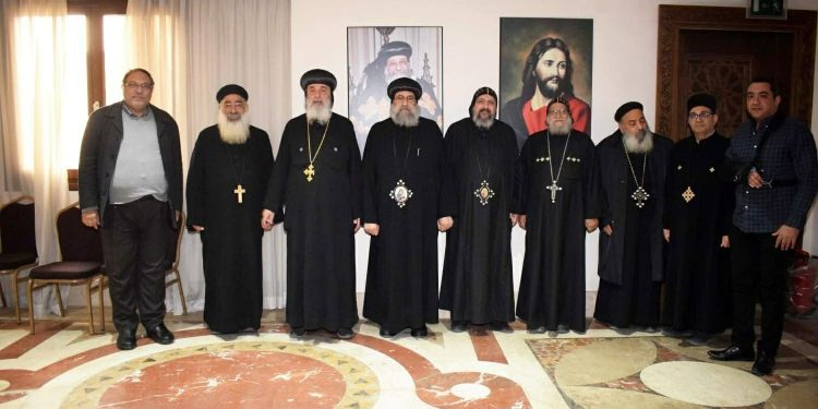 أجتماع لجنة الألحان بالمجمع المقدس بالمركز الثقافي القبطي الأرثوذكسي