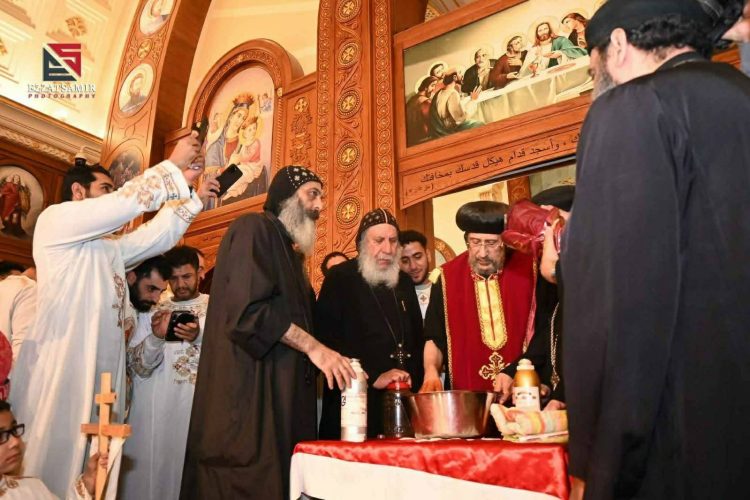 His Grace Anba Ermia Presides Over Vespers at Al-Tahouna on the 55th Anniversary of the Departure of Saint Pope Cyril VI