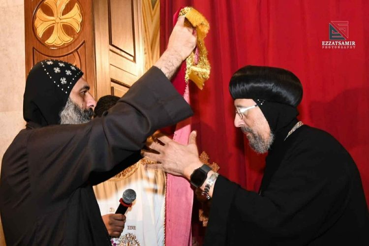 His Grace Anba Ermia Presides Over Vespers at Al-Tahouna on the 55th Anniversary of the Departure of Saint Pope Cyril VI