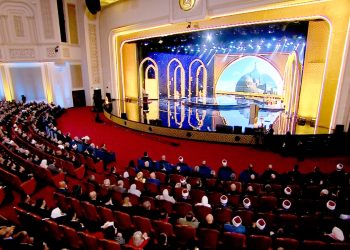 Bishop Ermia attends the Ministry of Awqaf’s celebration of Laylat al-Qadr, in the presence of President Sisi