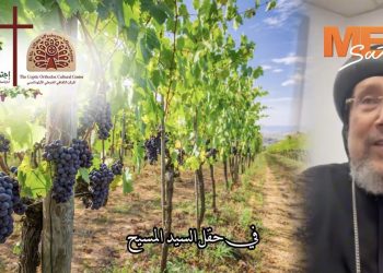 نيافة الأنبا إرميا يبارك الحضور في دراسة الكتاب المقدس الثامنة لسفر الخروج ضمن "اجتماع الكرمة"